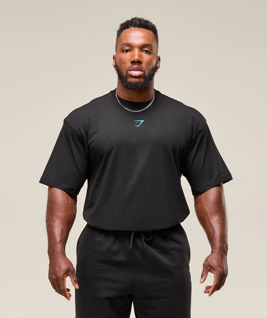 Power T-Shirt - Black Blue (2)