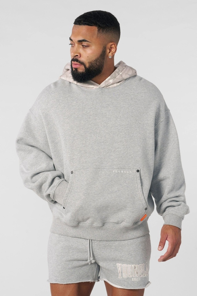 Tree Camo Hoodies - Heather Grey (3)