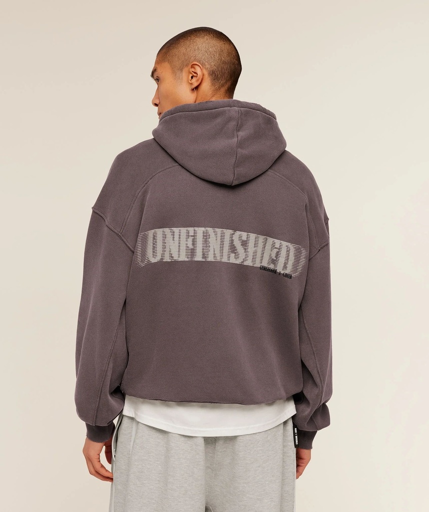 GYMSHARK X CBUM WASHED HOODIE - Grayed P (2)