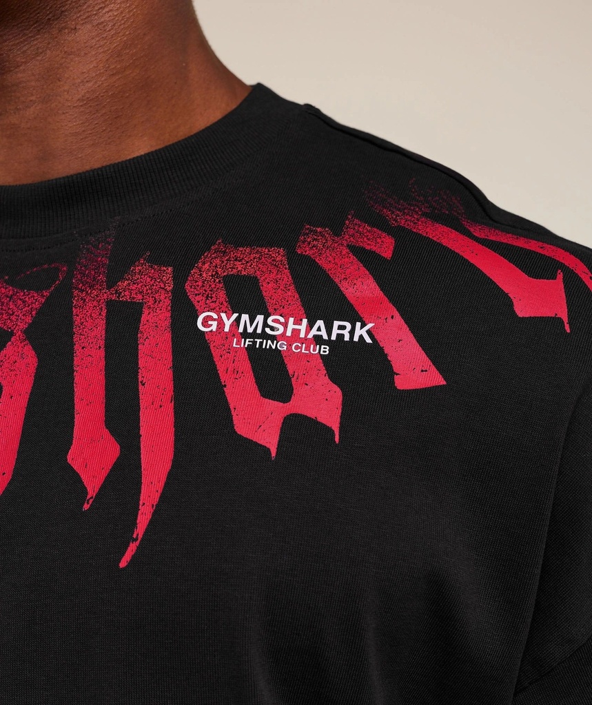 Gymshark Fade Graphic Long Sleeve T-Shir (2)
