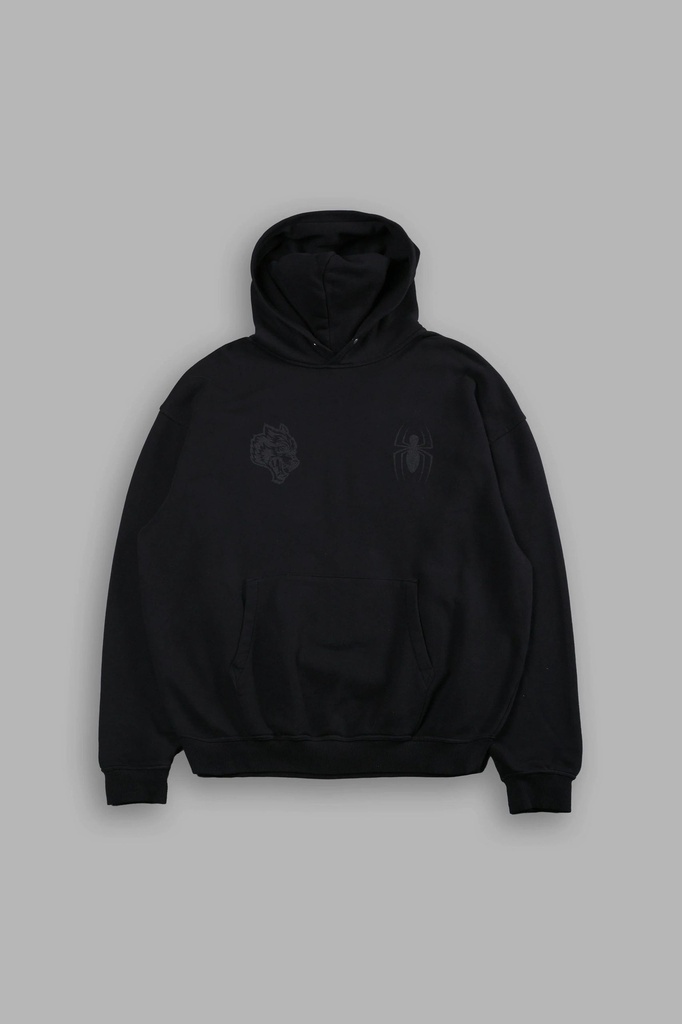 Webs and Shadows "Pierce" Hoodie in Blac (3)