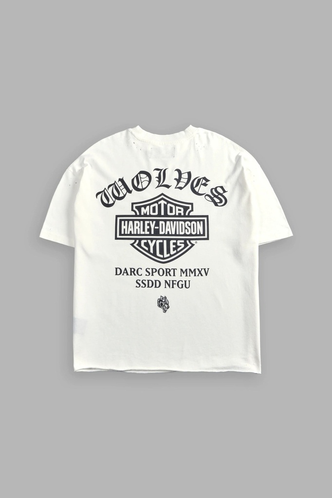 Harley-Davidson Wolves Distressed Grunge (4)