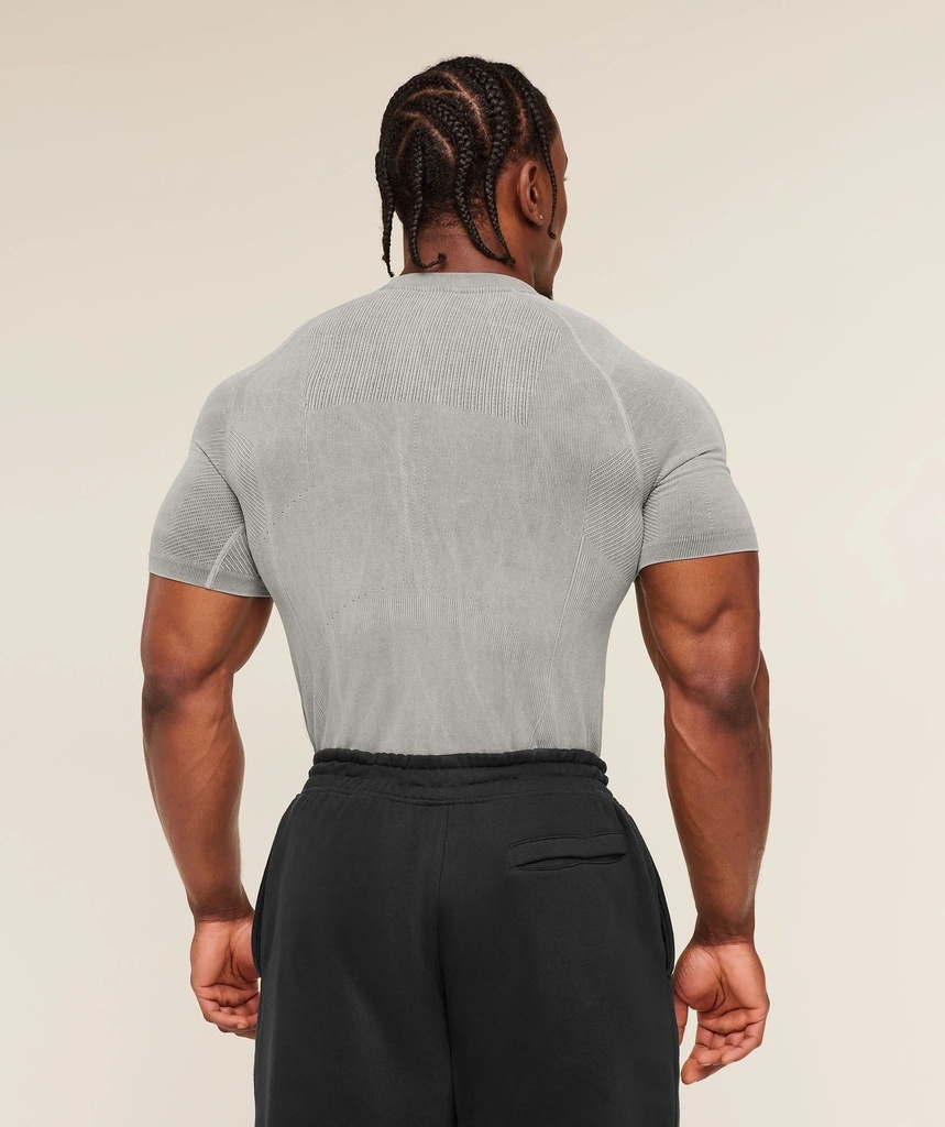 Gymshark Charge T-Shirt - Black/Wash (2)