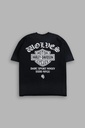 Harley-Davidson Wolves Distressed Grunge (4)