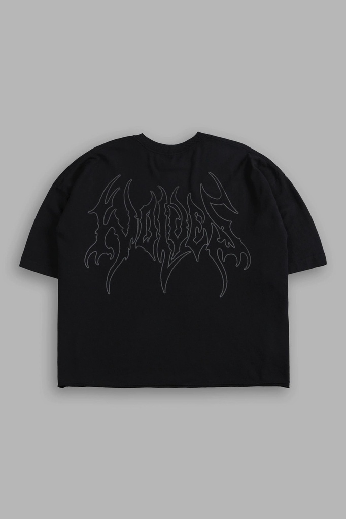 WOLVES HESH FRVR GRUNGE RAW HEM "BOX CUT (4)