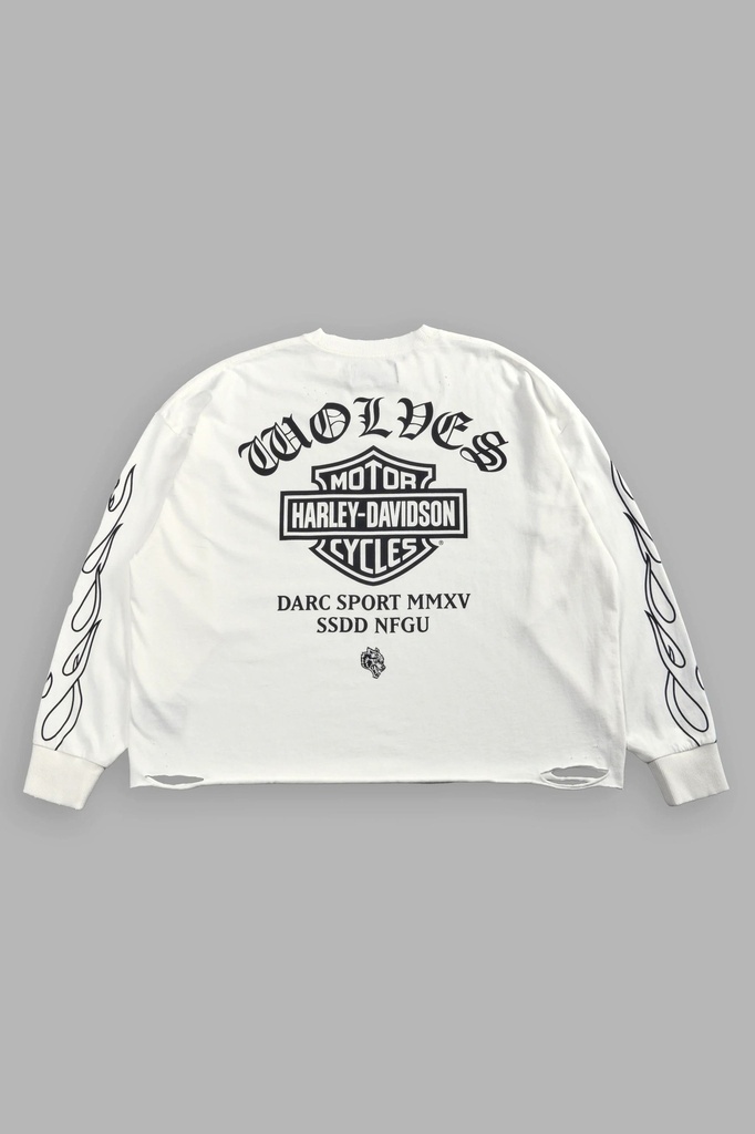 Harley-Davidson Wolves Distressed Grunge (4)