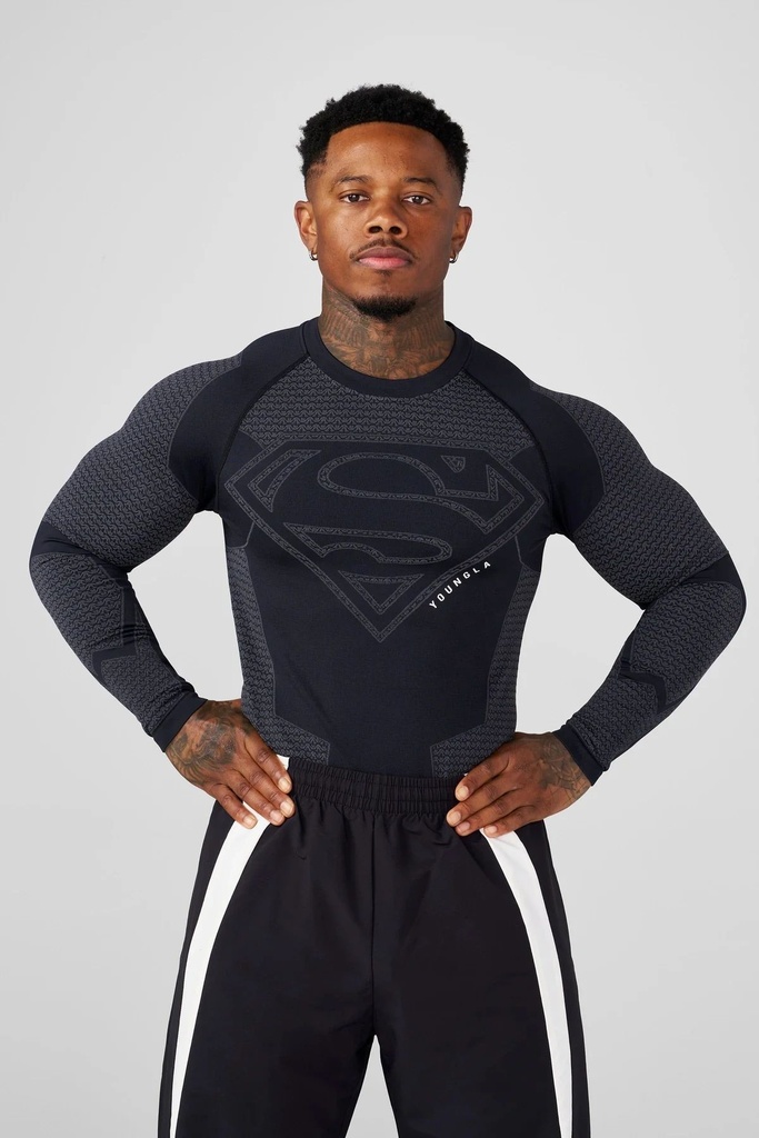 Superman Compression Longsleeves - Black (2)