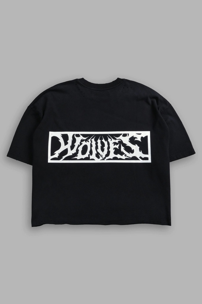 Midnight Wolves Distressed Grunge "Box C (4)