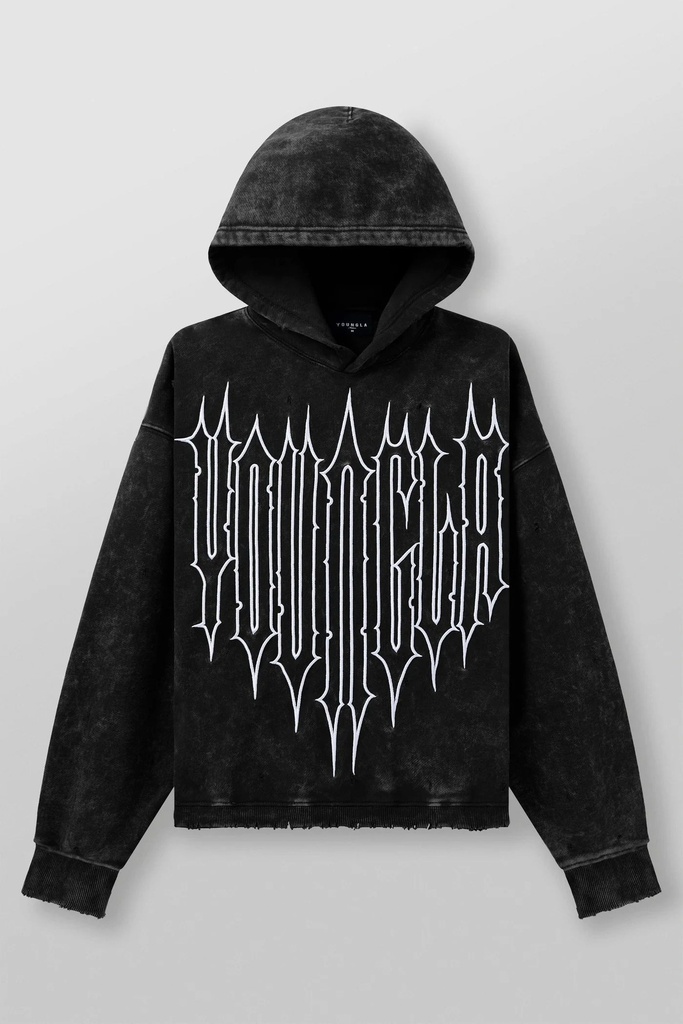 Revenge Hoodies Black Wash (2)