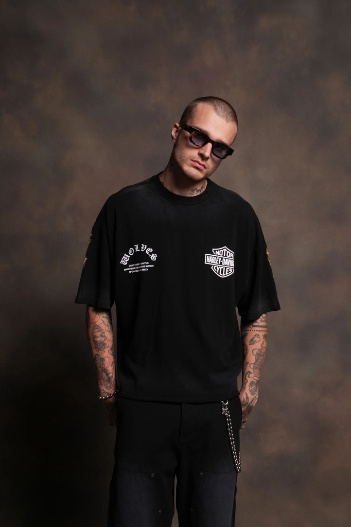 Iron Lightning Premium Unisex Raw Hem "B (2)