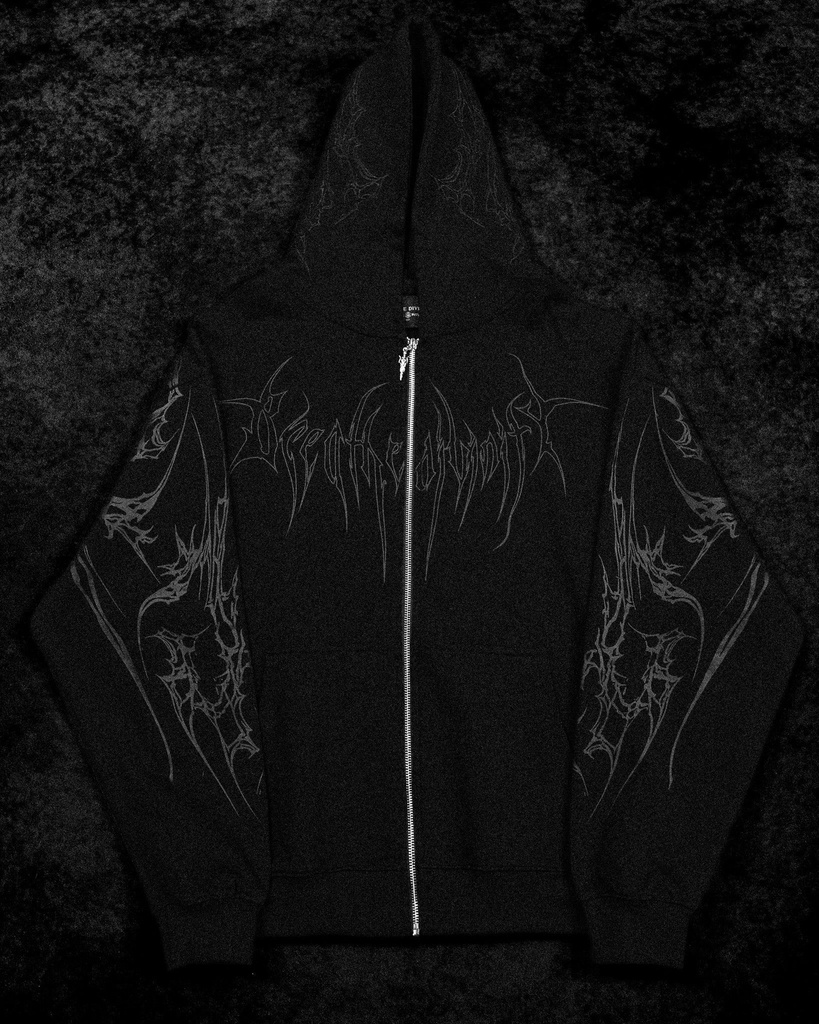 Kingslayer Oversized Zip- up hoodie [DAR (3)