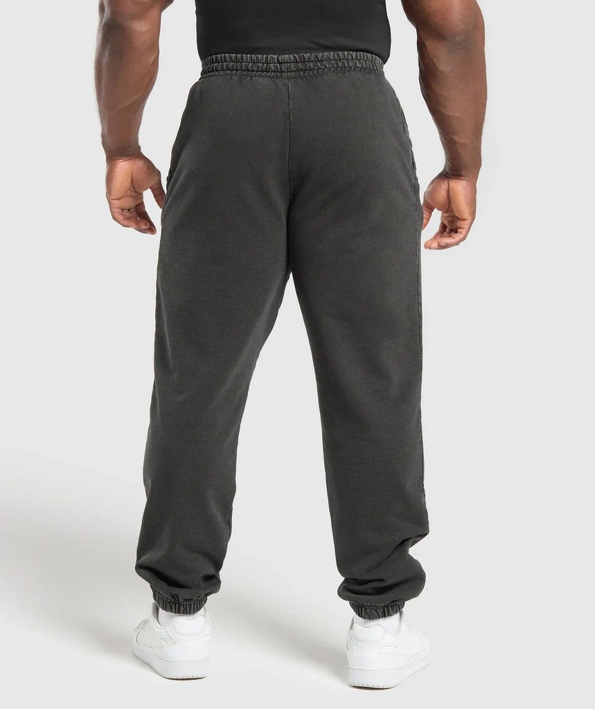 DISTRESSED GRAPHIC JOGGERS-Black (2)