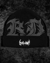 ESSENTIAL EMBROIDERY CUFF BEANIE - [DARK (2)