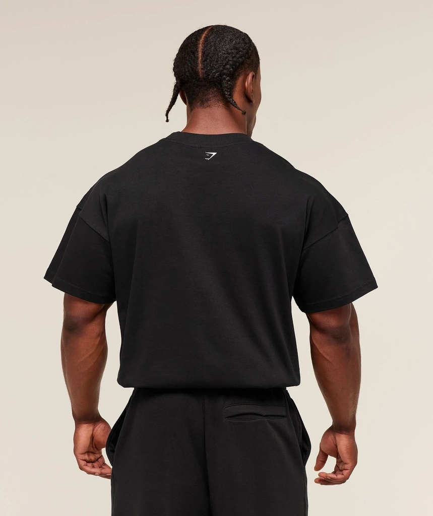 Gymshark Fade Graphic T- Shirt - GS Bl (2)