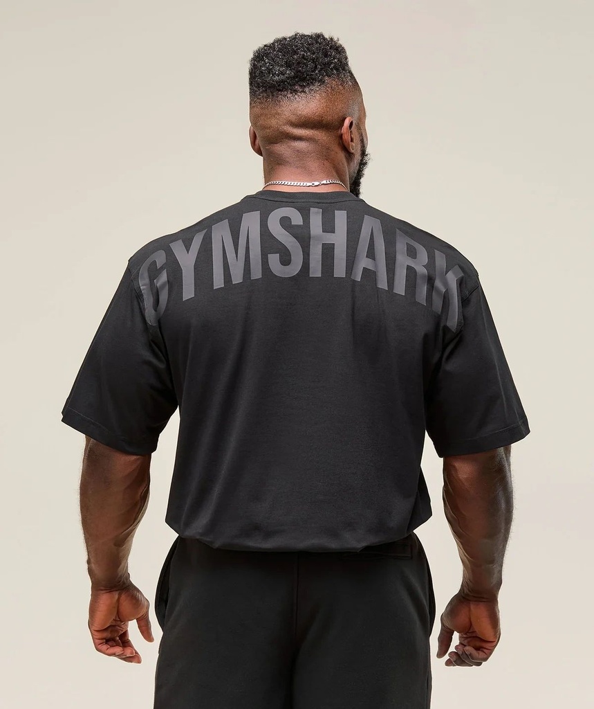 POWER T-SHIRT-Black (3)