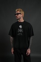 Mori Flames Distressed Grunge Tee in Bla (2)