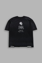 Mori Flames Distressed Grunge Tee in Bla (3)