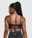 Gymshark Cut Out Bandeau - Black (2)