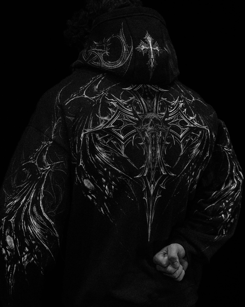 NIGHTFALL OVERSIZED PULLOVER HOODIE - [V (2)