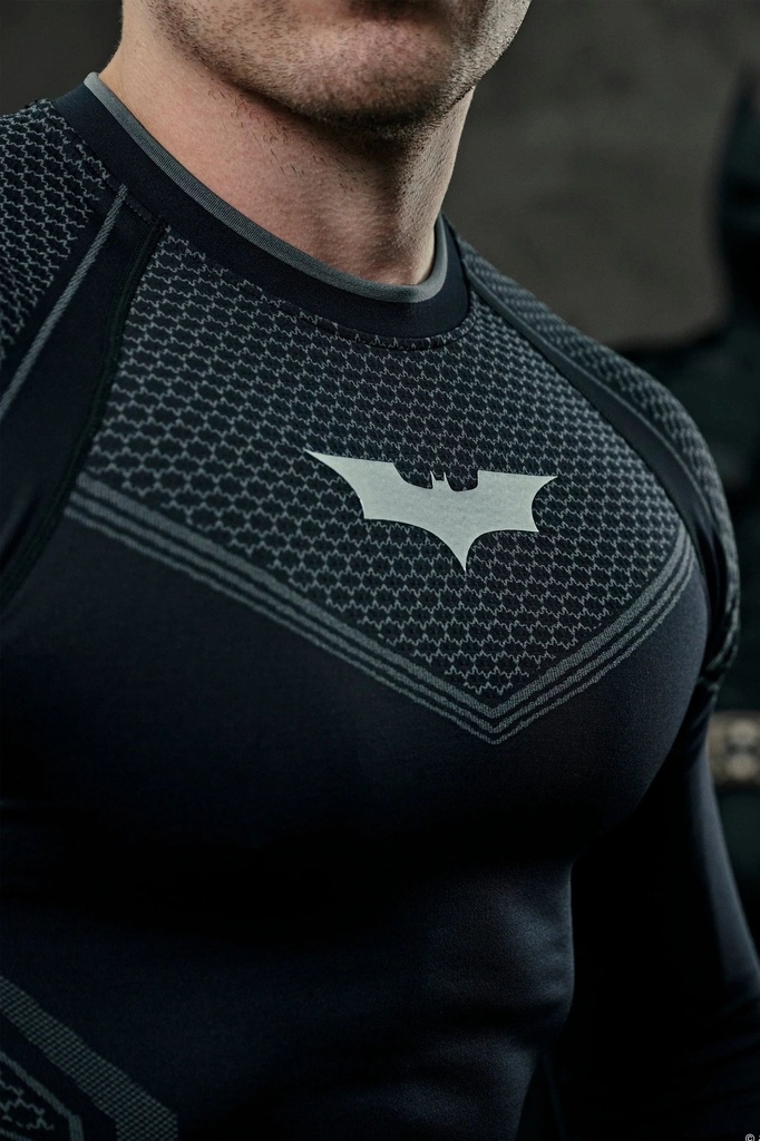 Batman Compression Longsleeves - Black (2)
