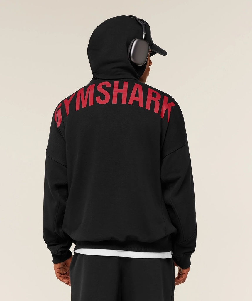 Gymshark Power Hoodie - Black/Conditioni (2)