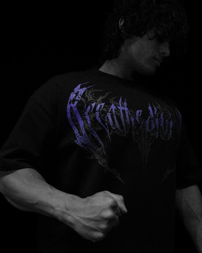 BLOOD WYVERN OVERSIZED T- SHIRT - [DUSK] (2)