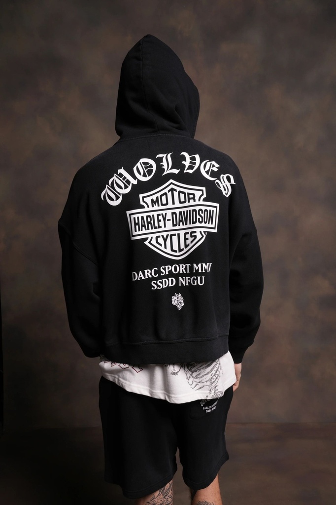 Harley-Davidson Wolves Vex Double Zip Ho (2)
