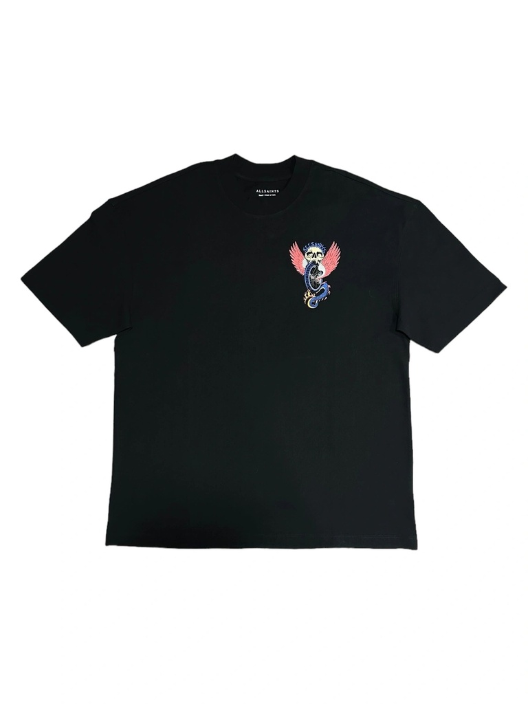 [AllS-CM-S] All Saints playera negra de Calavera (S)