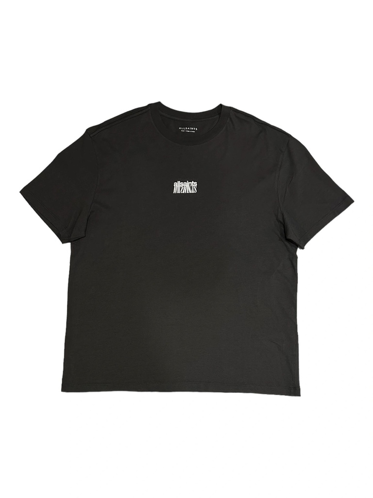 [ALLS-NLC-XS] All Saints playera negra letras en el centro (XS)