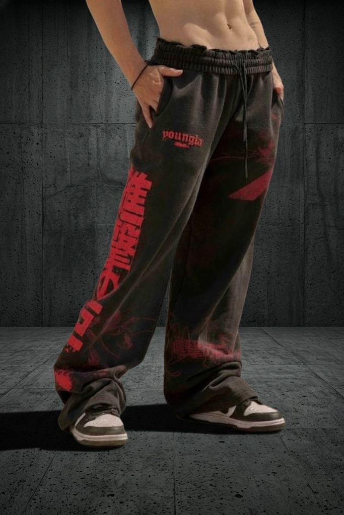 [2128-TH-S] AOT© X YLA BAGGY JOGGERS - The Hunters (S)