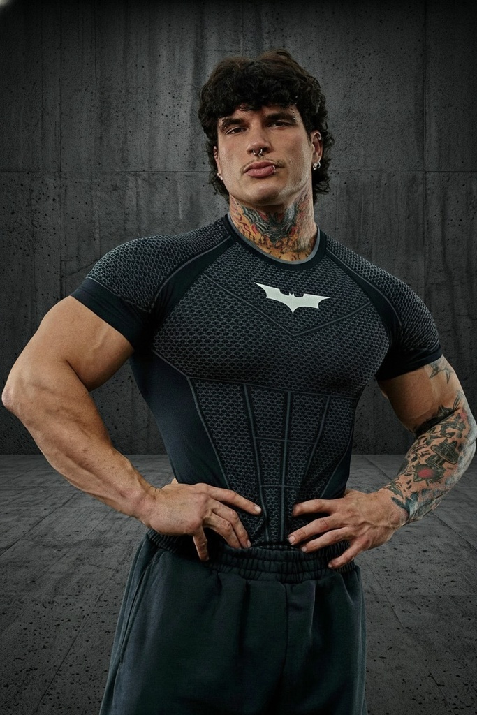 Batman Compression Tees - Black