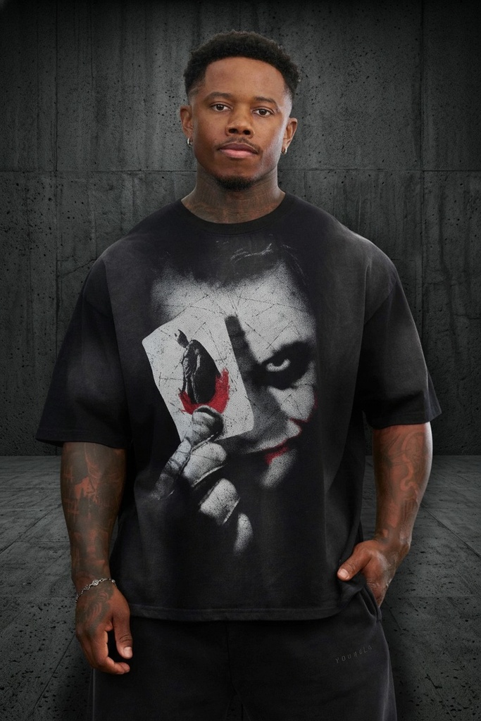 [4254-JF-S] Batman Shadow Tees - Joker F (S)
