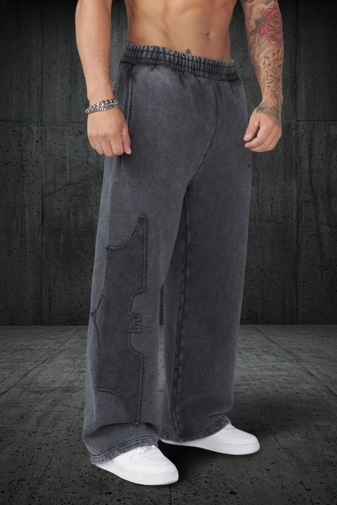 [2099-GW-S] BATMAN STEALTH SWEATS - Grey Wash (S)