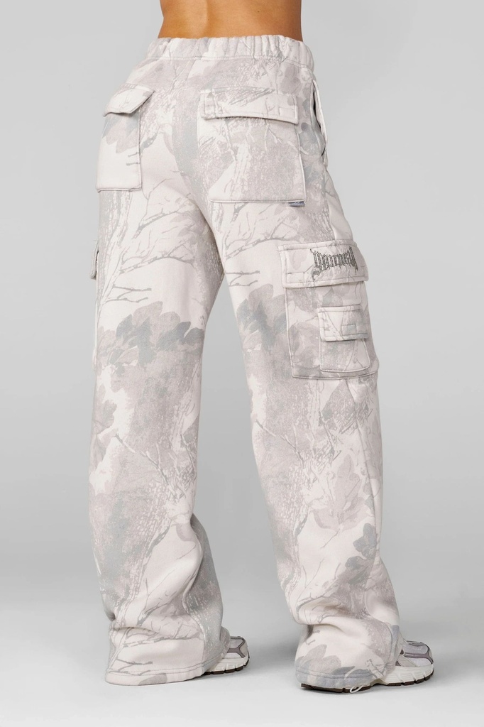 [YLA-W2230-GREY-SPRING-CAMO-XSM] Camo Cargo Joggers - Grey Spring Camo (XS)