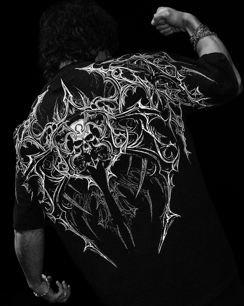 [DWO-VB-S] Deathwing Oversized T- shirt [VOID BLACK] (S)