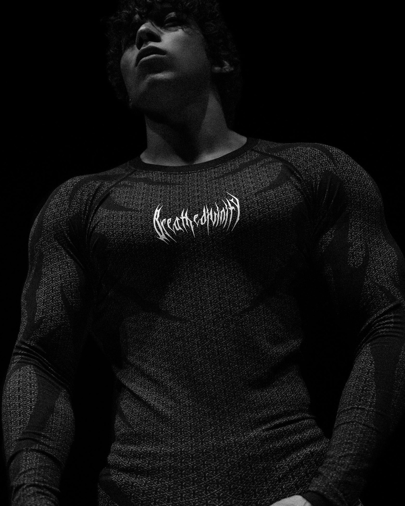 [DM-TCH-RMR-LNG2-S] DOOM TECH™ ARMORED LONGSLEEVE COMPRESSION - [MIDNIGHT] (S)