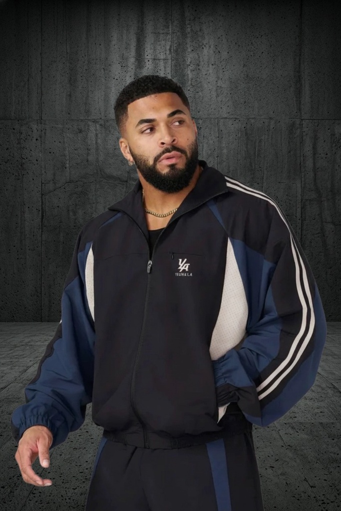 [5205-BN-S] Fight Week Tracksuit - Black/Navy (S)