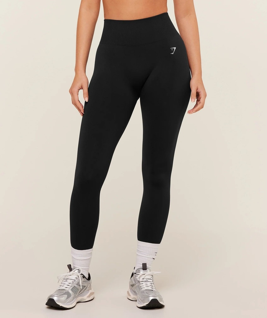 [GYM-VRY-SML-LGG-XS] Gymshark Everyday Seamless Leggings - Black (XS)
