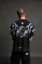 Iron Lightning Grunge Cut-Off Tee in Black Drift Wash