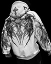 NIGHTFALL OVERSIZED PULLOVER HOODIE - [DIVINE WHITE]