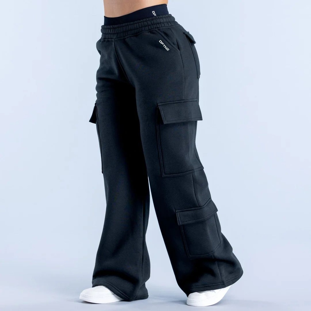 [RVV-CRG-JGG-MDN-XS] Revive Cargo Jogger - Midnight Black (XS)