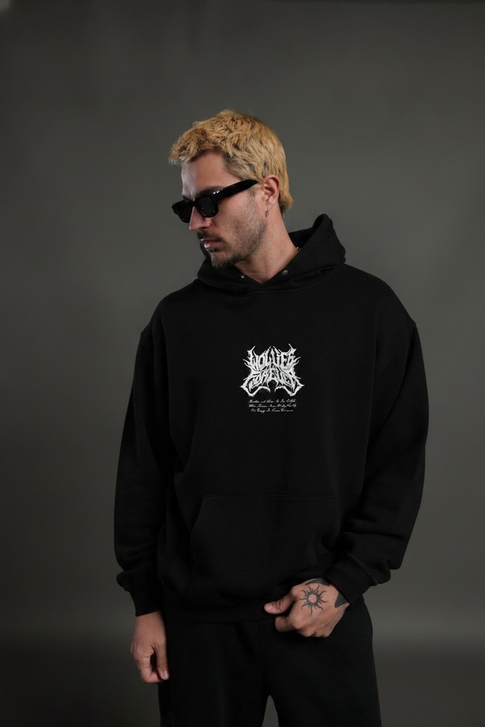 [SHR-LYL-PRC-HD-S] SHEER LOYALTY "PIERCE" HOODIE IN BLACK (S)