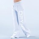Signature Wide Leg Jogger - Grey Marl