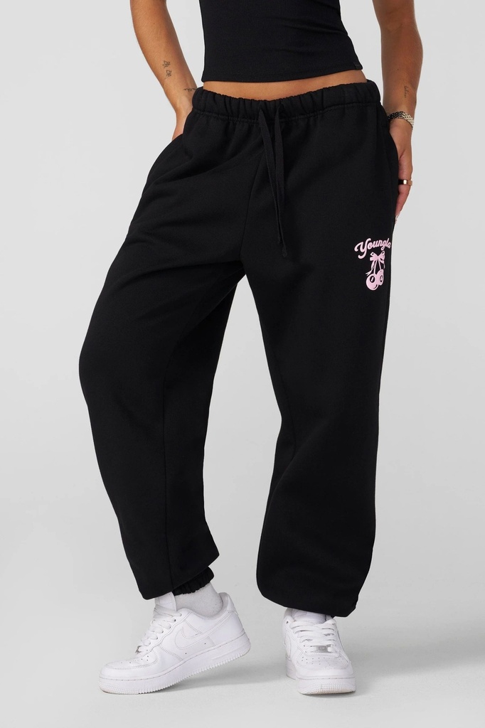 [W271-B-XS] Soft Serve Joggers - Black (XS)