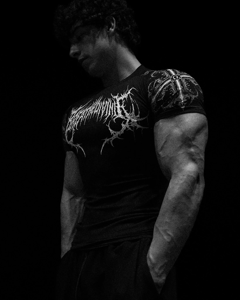 [VD-TCH-FLL-KNG4-S] VOID TECH™ FALLEN KNIGHt SHORT SLEEVE COMPRESSION - [VOID BLACK] (S)