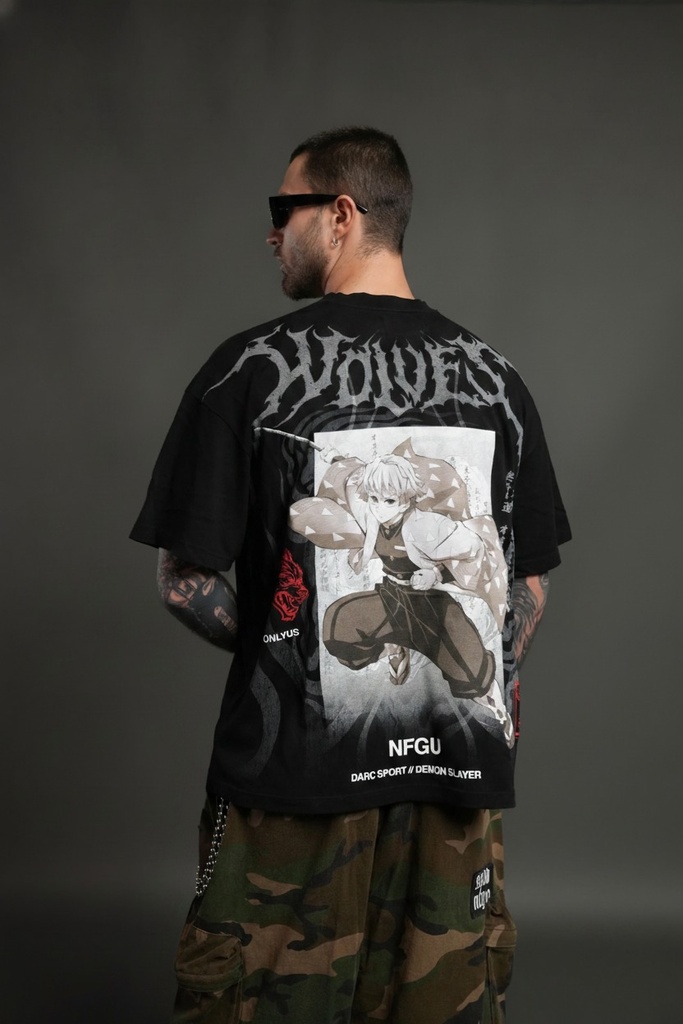 [ZNT-NFG-PRM-VRS-S] Zenitsu NFGU Premium Oversized Tee i n Black (S)